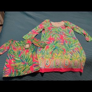 Lily Pulitzer xL women dress XS girls royal lime